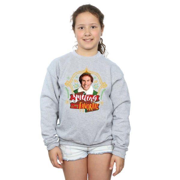 Elf Girls Buddy Smiling Sweatshirt