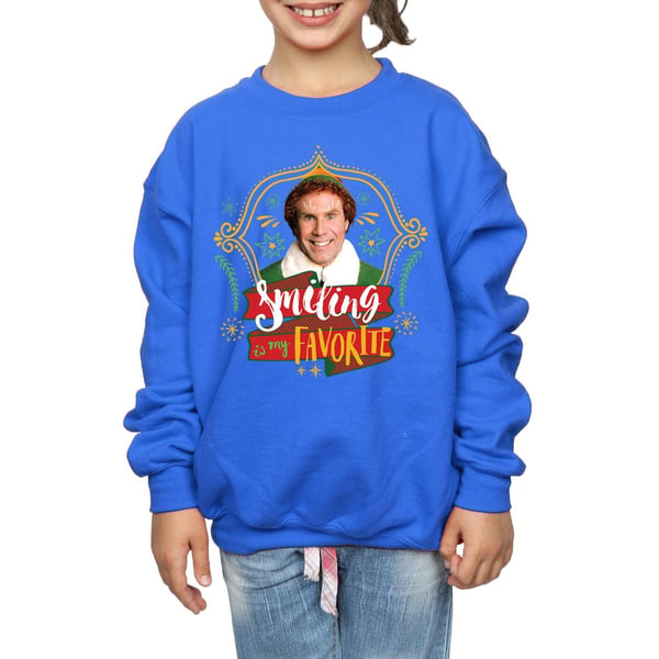 Elf Girls Buddy Smiling Sweatshirt