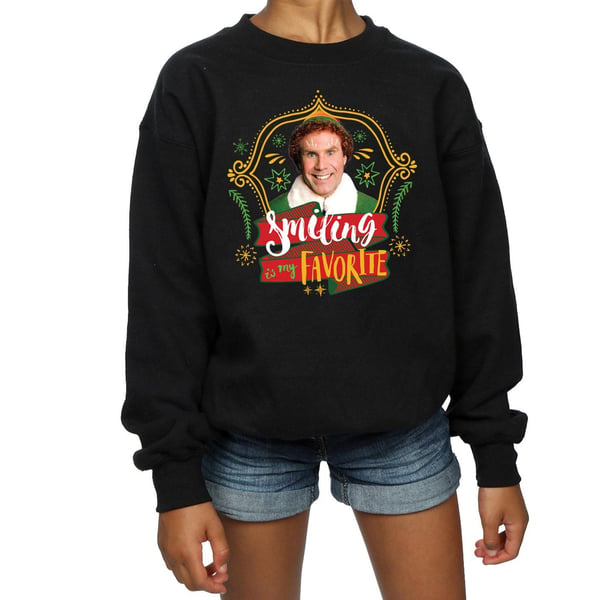 Elf Girls Buddy Smiling Sweatshirt