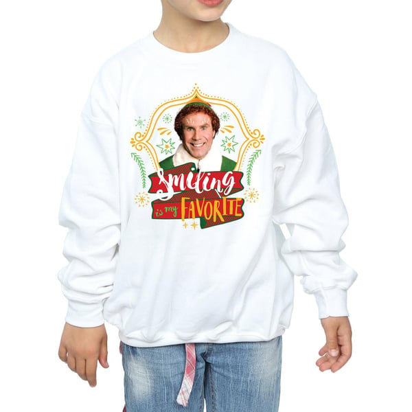 Elf Girls Buddy Smiling Sweatshirt