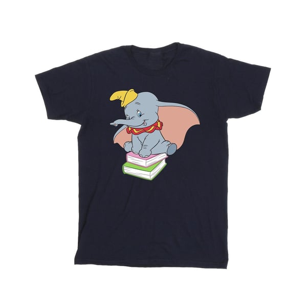 Disney Pojkar Dumbo Sittandes På Böcker T-Shirt