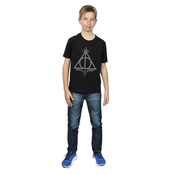 Harry Potter Boys Deathly Hallows Cotton T-Shirt