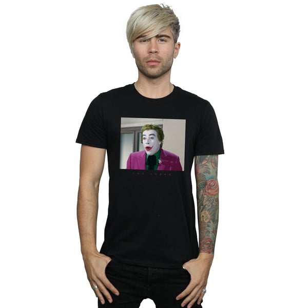 DC Comics Mens Batman TV Series Joker Photograph T-Shirt