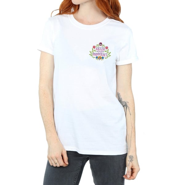 Disney Womens/Ladies Coco Seize Your Moment Cotton Boyfriend T-Shirt