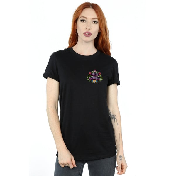 Disney Womens/Ladies Coco Seize Your Moment Cotton Boyfriend T-Shirt