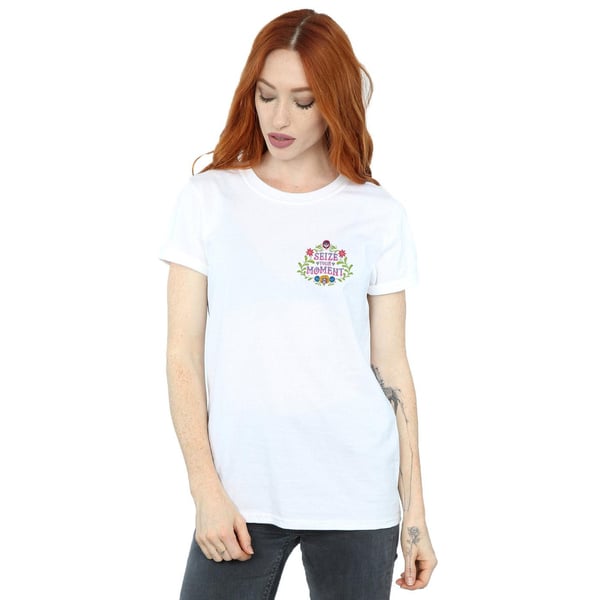 Disney Womens/Ladies Coco Seize Your Moment Cotton Boyfriend T-Shirt