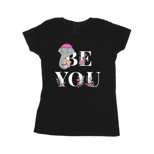 Disney Womens/Ladies Dumbo Be You Cotton T-Shirt