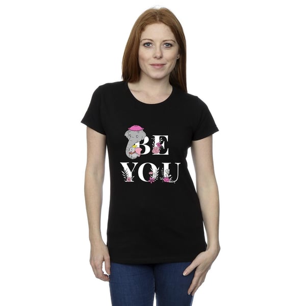 Disney Womens/Ladies Dumbo Be You Cotton T-Shirt