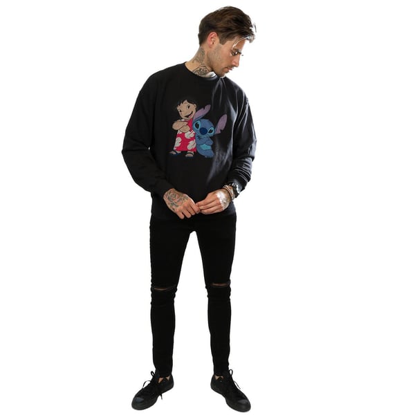 Disney Mens Lilo And Stitch Classic Sweatshirt