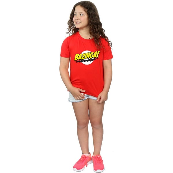 The Big Bang Theory Girls Bazinga Cotton T-Shirt