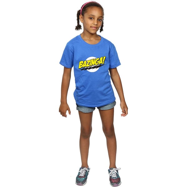 The Big Bang Theory Girls Bazinga Cotton T-Shirt