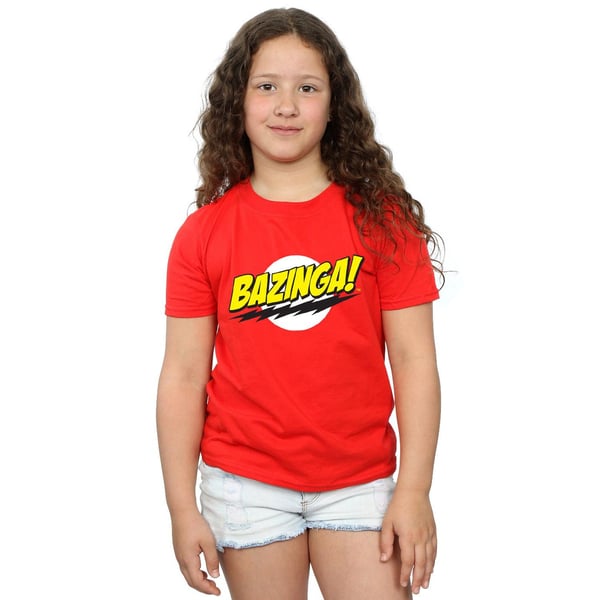 The Big Bang Theory Girls Bazinga Cotton T-Shirt