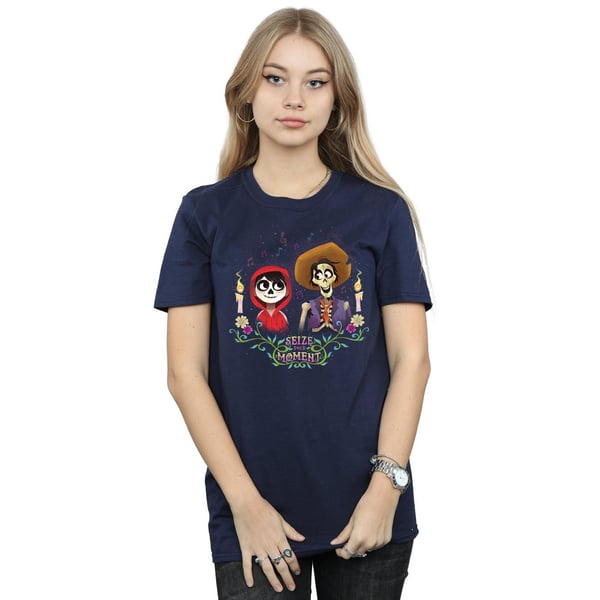 Disney Womens/Ladies Coco Miguel And Hector Cotton Boyfriend T-Shirt