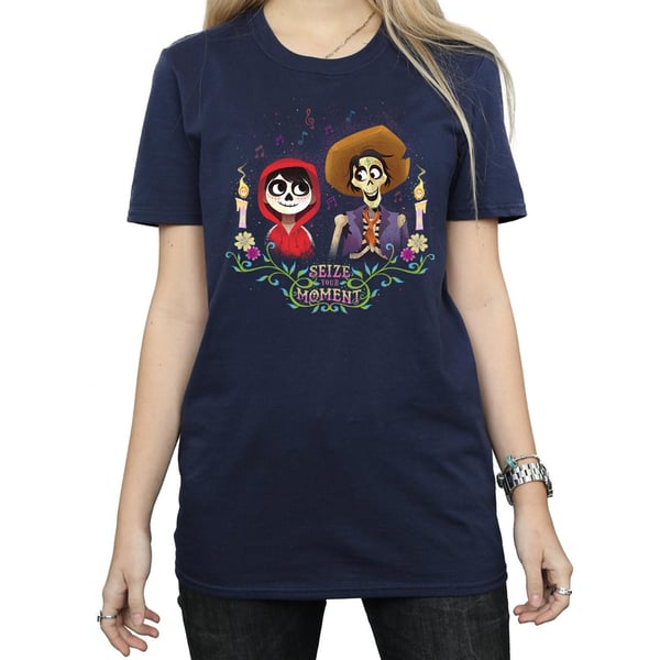 Disney Womens/Ladies Coco Miguel And Hector Cotton Boyfriend T-Shirt