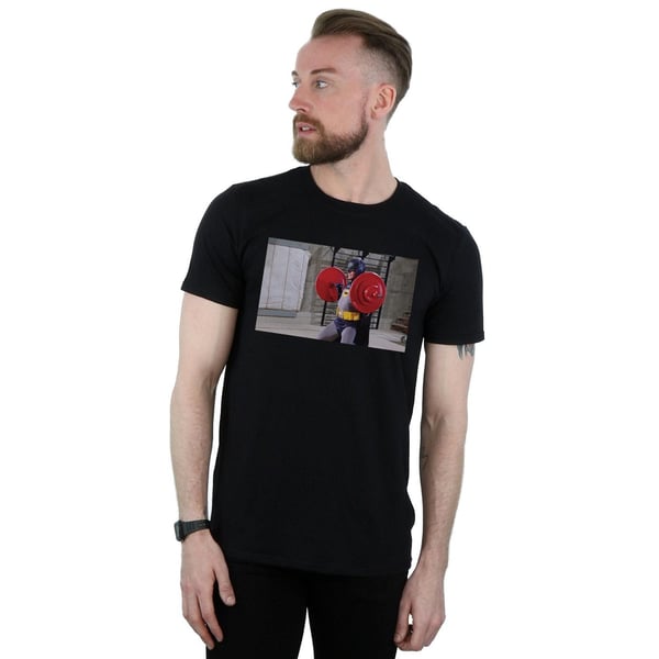 DC Comics Mens Batman TV Series Bat Gains T-Shirt