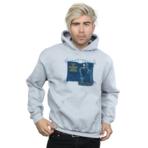 Disney Mens Nightmare Before Christmas Jack And The Well Hoodie