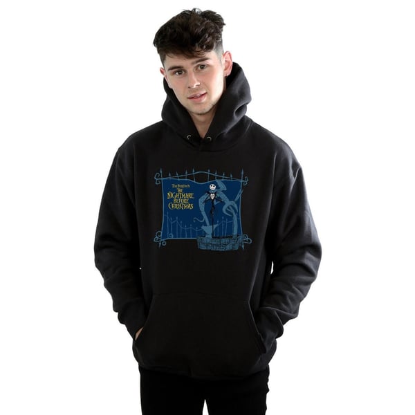 Disney Mens Nightmare Before Christmas Jack And The Well Hoodie
