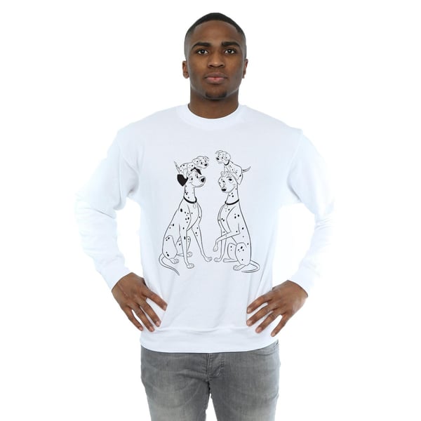 Disney Mens 101 Dalmatians Family Sweatshirt