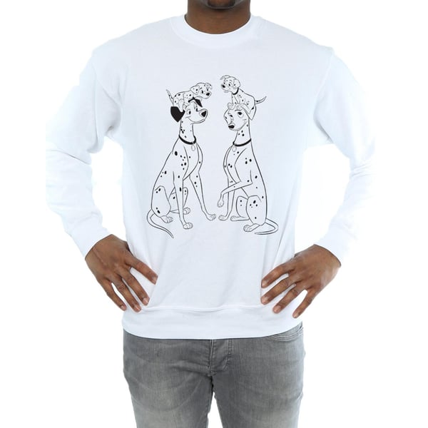 Disney Mens 101 Dalmatians Family Sweatshirt