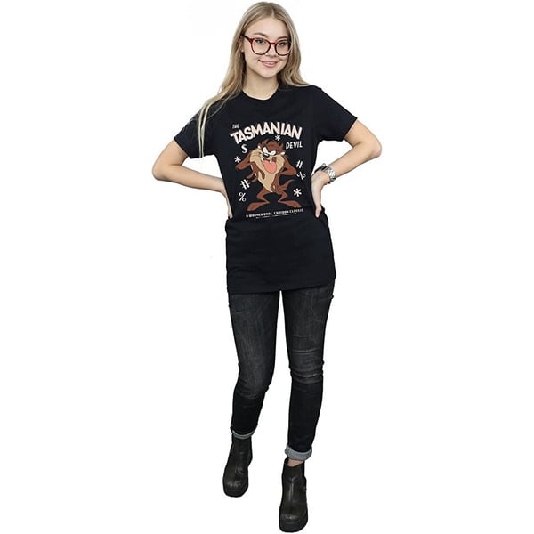 Looney Tunes Womens/Ladies Tasmanian Devil Vintage Cotton Boyfriend T-Shirt