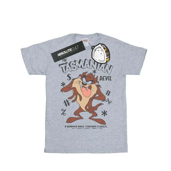 Looney Tunes Womens/Ladies Tasmanian Devil Vintage Cotton Boyfriend T-Shirt