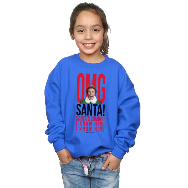 Elf Girls OMG Santa I Know Him Sweatshirt