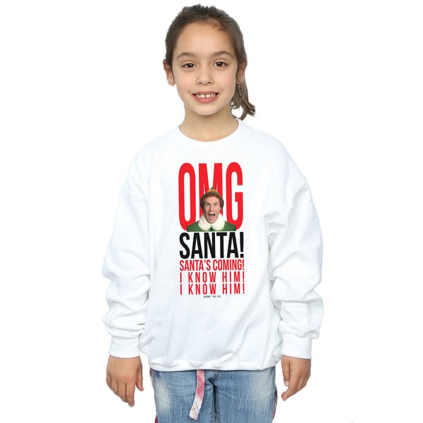 Elf Girls OMG Santa I Know Him Sweatshirt