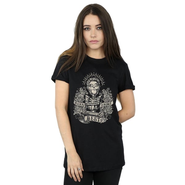Disney Womens/Ladies Coco Mama Knows Best Cotton Boyfriend T-Shirt