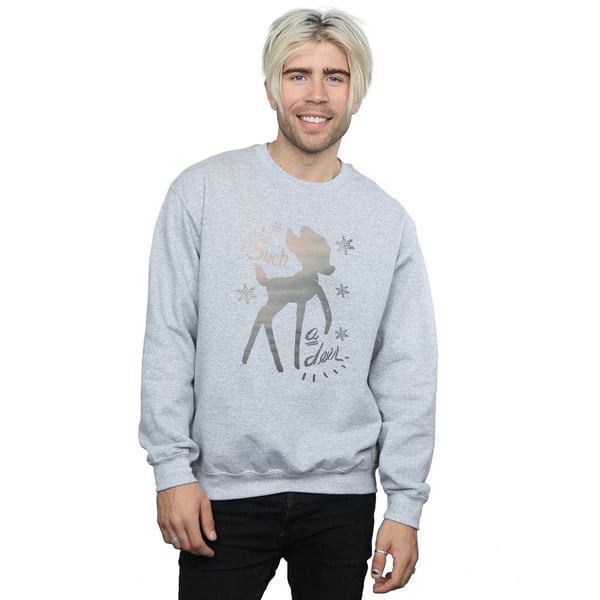 Disney Mens Bambi Winter Deer Sweatshirt