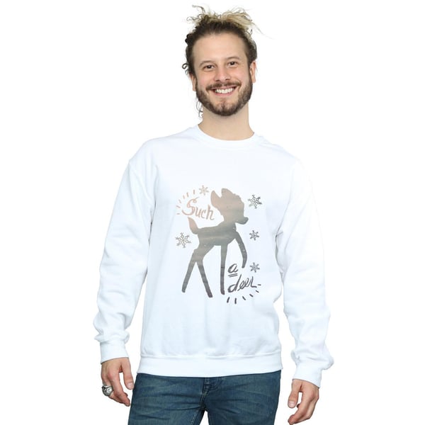 Disney Mens Bambi Winter Deer Sweatshirt