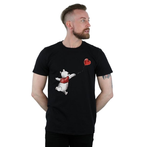 Nalle Puh Miesten Ilmapallo Puuvilla T-paita