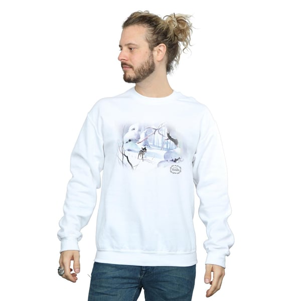 Disney Mens Bambi Snow Sweatshirt