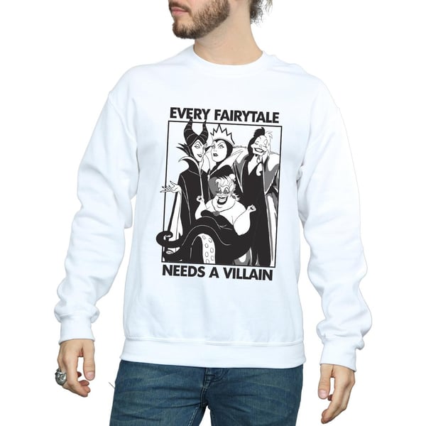 Disney Mens Every Fairy Tale Needs A Villain Sweatshirt