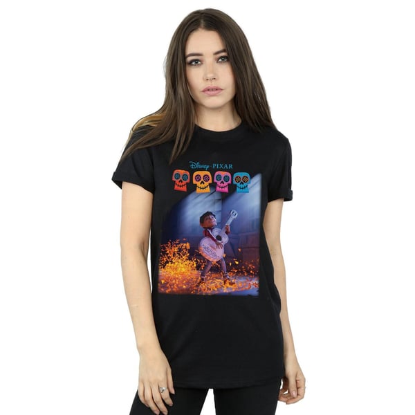Disney Womens/Ladies Coco Miguel Playing Guitar Cotton Boyfriend T-Shirt