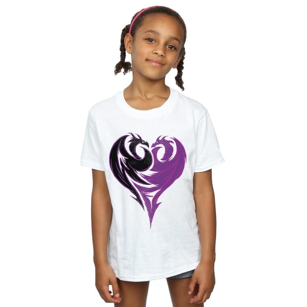 Disney Girls The Descendants Dragon Heart Cotton T-Shirt