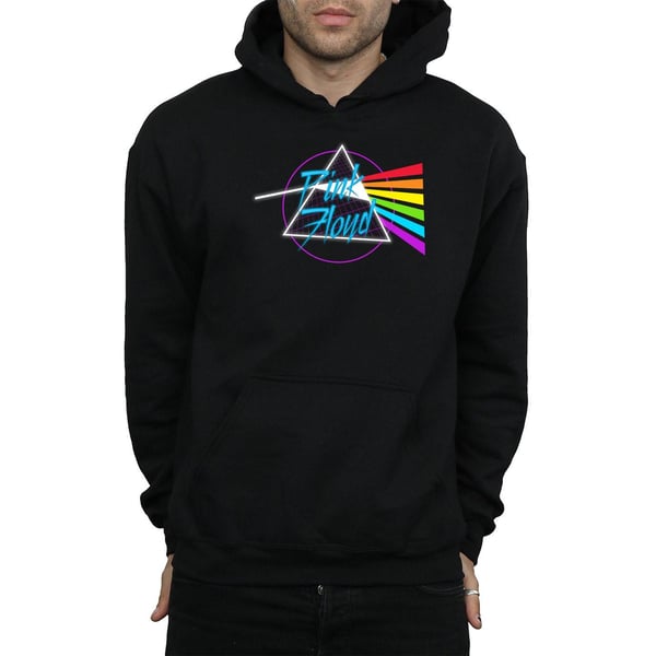 Pink Floyd Mens Neon Darkside Hoodie