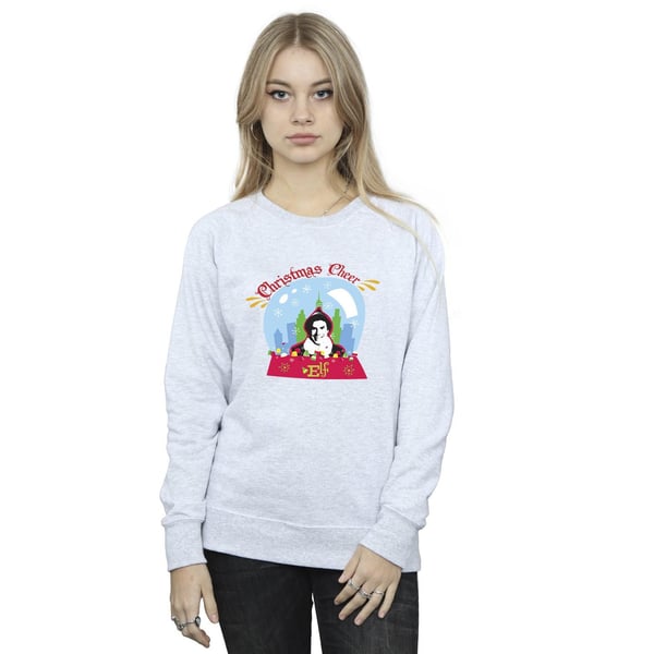 Elf Womens/Ladies Christmas Snowglobe Sweatshirt