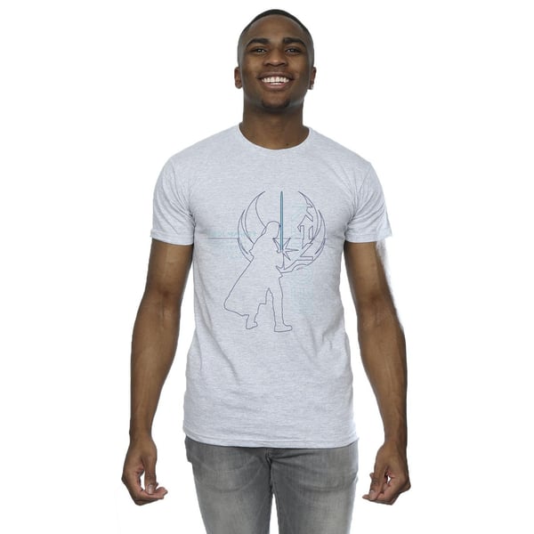 Star Wars Mens Obi-Wan Kenobi Jedi Master Balance T-Shirt