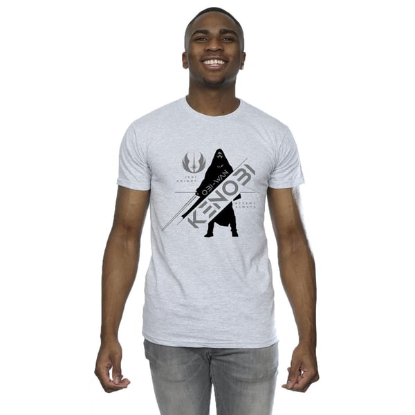Star Wars Mens Obi-Wan Kenobi Jedi Knight T-Shirt