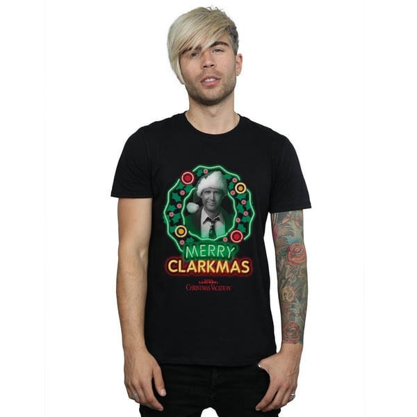 National Lampoon´s Christmas Vacation Mens Merry Clarkmas Clark Griswold T-Shirt