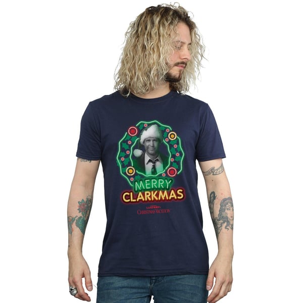 National Lampoon´s Christmas Vacation Mens Merry Clarkmas Clark Griswold T-Shirt