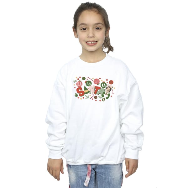 Elf Girls Santa Fa La La Sweatshirt