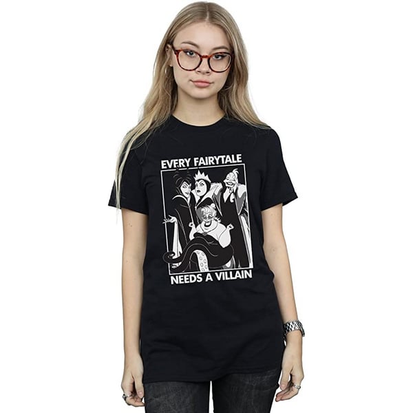 Disney Womens/Ladies Every Fairy Tale Needs A Villain Cotton T-Shirt