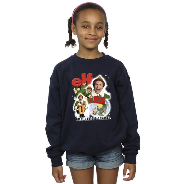 Elf Girls Buddy Collage Sweatshirt