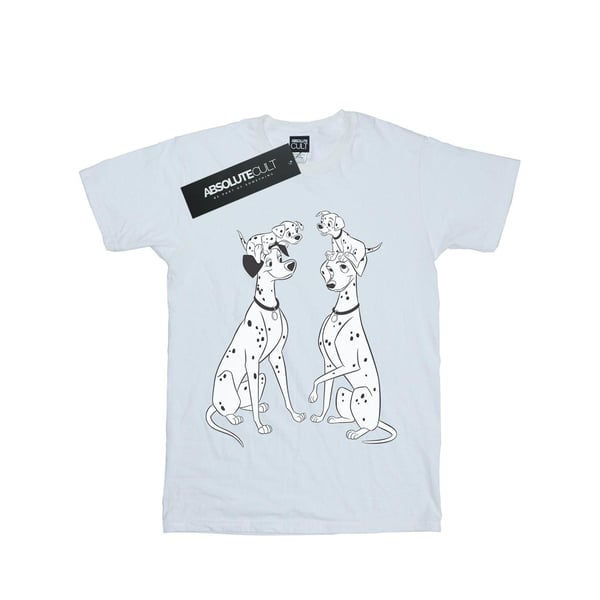 Disney Womens/Ladies 101 Dalmatians Family Cotton Boyfriend T-Shirt
