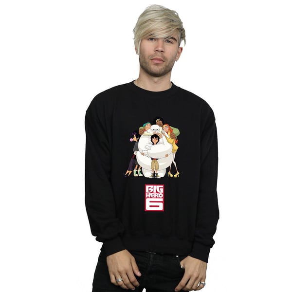 Disney Mens Big Hero 6 Baymax Hug Sweatshirt
