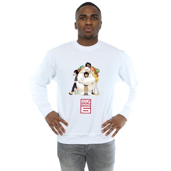 Disney Mens Big Hero 6 Baymax Hug Sweatshirt