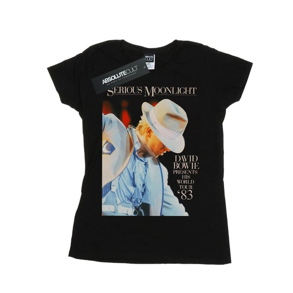 David Bowie Womens/Ladies Serious Moonlight Cotton T-Shirt