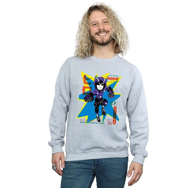 Disney Mens Big Hero 6 Hiro Anime Sweatshirt
