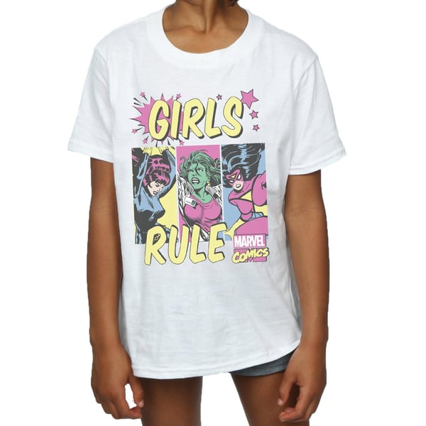 Marvel Comics Girls Rule Cotton T-Shirt